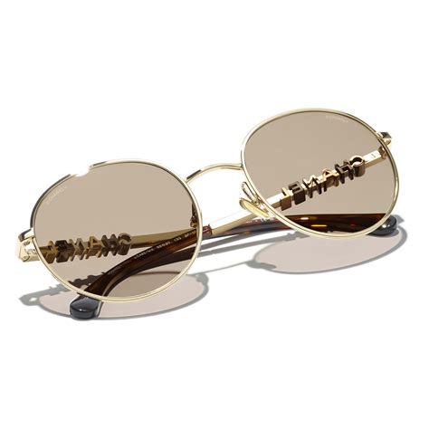 CHANEL Sunglasses: Pantos Sunglasses, metal — Fashion 